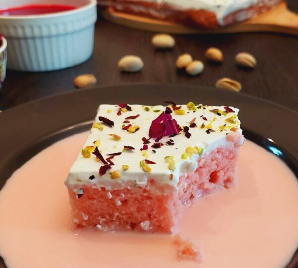Rose Milk With Rose Sponge